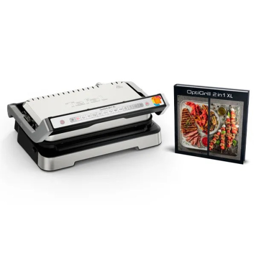 GC782D30 Электрогриль Tefal OptiGrill XL 2 в 1 фото 2