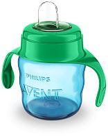 Поильник Philips Avent Comfort с носиком ручками 200мл с 6месяцев Голубой SCF551/05
