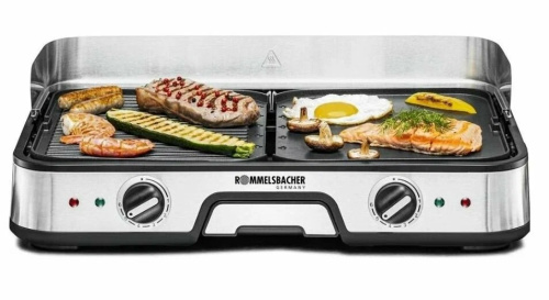 Настольный гриль ROMMELSBACHER BBQ 2025, 2000 Вт