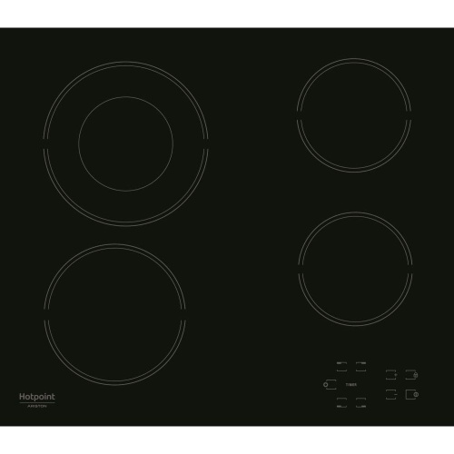 Встраиваемая варочная панель электрическая Hotpoint-Ariston HR 622 C Black Встраиваемая варочная панель электрическая Hotpoint-Ariston HR 622 C Black