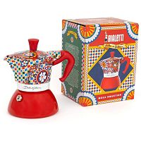 Гейзерная кофеварка BIALETTI 5337 Mokka Express Induktion 2-Tassen Dolce & Gabanna