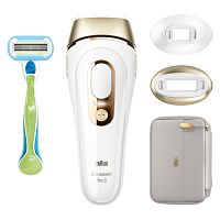 Фотоэпилятор Braun PL5154 Silk-expert IPL Pro 5, белый/золотистый