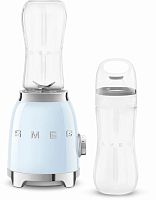 Настольный блендер мини Smeg PBF01PBEU, Эстетика стиля 50-х, Пастельно-синий