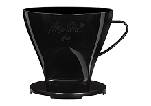 Пластиковый фильтродержатель для кофе Melitta 1x4®, чёрный 6761018