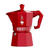 Гейзерная кофеварка Bialetti Moka Express Exclusive Red 9056, 6 чашек