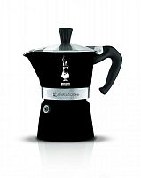 Гейзерная кофеварка Bialetti Moka Express Color (3 порции) 4952 черная