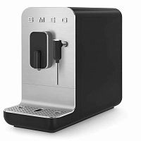 Кофемашина Smeg BCC12BLMEU, черная, регулировка помола, подача горячей воды, 1,4 л