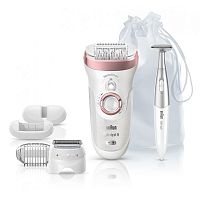 Эпилятор Braun 9-890 Silk-epil 9 SkinSpa SensoSmart, белый/розовое золото985