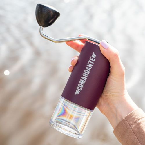 Кофемолка ручная Comandante C40 Nitro Blade Deep Purple фото 3